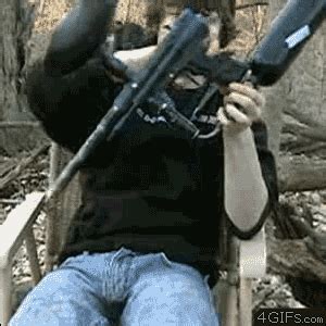 Paintball Funny GIFs .